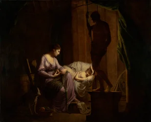 Penelope, die ihr Netz auftrennt, 1783-4
