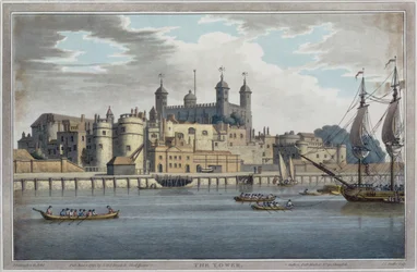Der Tower von London, graviert von J. C. Stadler, veröffentlicht 1795