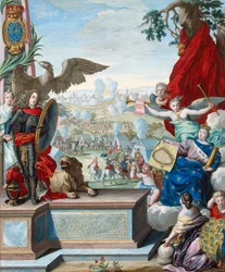 Eroberung der Festung Douai durch die alliierten Truppen im Jahr 1710
