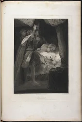 Zweiter Teil von König Heinrich VI. Akt III Szene III - König Heinrich, Salisbury und Warwick; der Kardinal im Bett