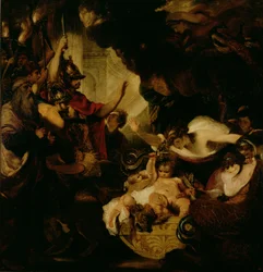 Der kindliche Herkules erwürgt die Schlangen, 1786-8