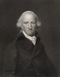 Warren Hastings, gestochen von H. Robinson, aus „National Portrait Gallery, Band III“, veröffentlicht um 1835