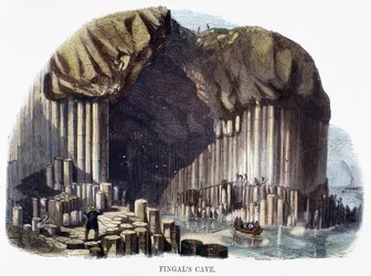 Fingals Höhle, aus Phänomene der Natur, 1849