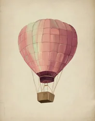 Träumender Rosa Ballon