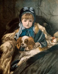 Mädchen und ihr Hund