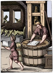 Papiermacher, 16. Jahrhundert, 1849