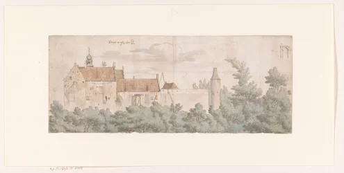 Ansicht von Schloss Ooij, Nordbrabant