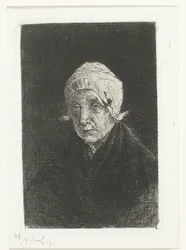 Alte Frau aus Katwijk