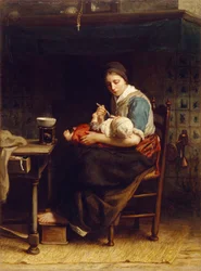Die Hüttchen-Madonna, ca. 1867