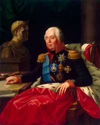 Porträt von Feldmarschall Prinz Michail Kutusow
