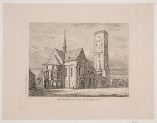 Ribe Domkirke von der nordöstlichen Seite
