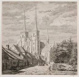 Roskilde Domkirche, von Südwesten gesehen