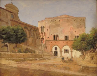 Der Marktplatz in Priverno