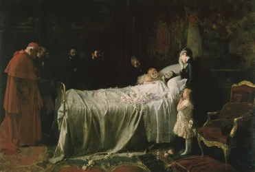 Der Tod von Don Alfonso XII (1857-85) (Der letzte Kuss), 1887