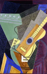 Gitarre auf einem Tisch, 1916