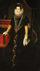 Porträt der Infantin Isabel Clara Eugenia von Bourbon