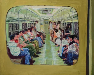 Grüne U-Bahn-Reise
