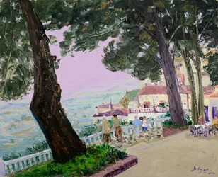 Promenade im Hügelstädtchen