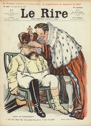 Krönung von König Edward VII., Illustration für Le Rire