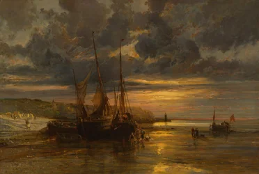 Gestrandete Fischerboote