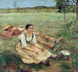 Die Heuernte, 1877
