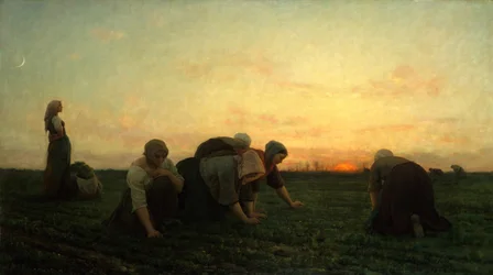 Die Unkrautjäterinnen, 1868