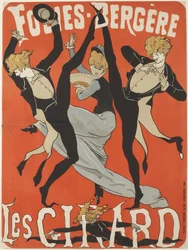 Plakat für Les Girards im Folies-Bergère