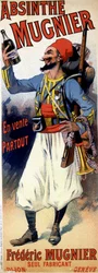 Plakat für Absinth Mugnier - von Jules Cheret