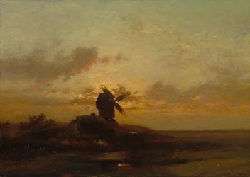 Die Windmühle, späte 1850er