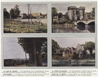 La Gare de Verdun, La Porte de France, Douaumont, Ufer der Maas