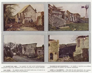 La Societe des Amis, Villeneuve-lez-Charleville, Eine Farm, Nach dem Sturm