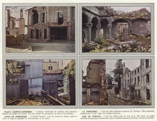 Place Sainte-Catherine, La Princerie, Cour de Serrurier, Rue de Verdun