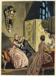 Illustration für die Memoiren von Casanova