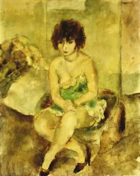 Porträt von Lucy Krohg, ca. 1925