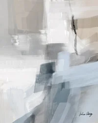 Gedämpftes Blau Abstrakt