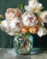Weiches Blumenstillleben
