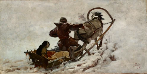 Hunde bei einer Jagd, ca. 1886