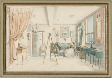 Ein Künstlerstudio