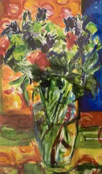 Muster und Blumen