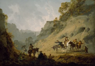 Zigeuner mit einem Eselrennen, 1792
