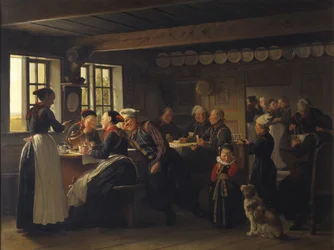 Episode eines Festes auf Amager