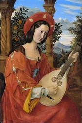 Porträt von Clara Bianca von Quandt, 1820