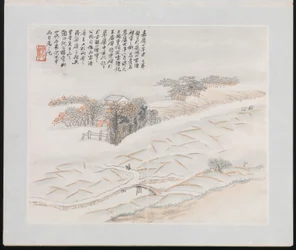 Zehn Orte im Zusammenhang mit Ruan Yuan, datiert 1883