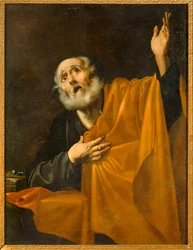 Kopie nach Ribera. Die Tränen des Heiligen Petrus