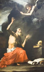Heiliger Hieronymus und der Engel