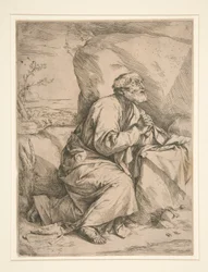 Der heilige Petrus in Reue