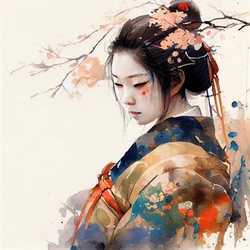 Japanische Blütenserenität