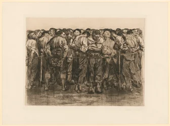 Die Gefangenen (Blatt 7 aus „Bauernkrieg“, 5. Zustand)
