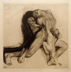 Käthe Kollwitz, Tod und Frau