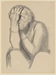 Nachdenkende Frau